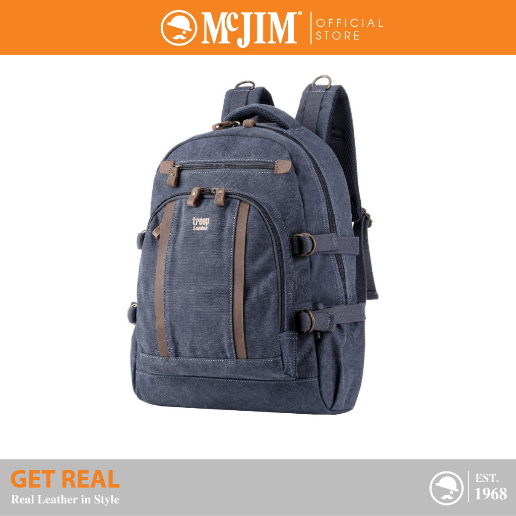 Troop London Classic Canvas Laptop Backpack Large Shopee Philippines
