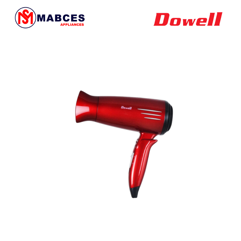 Dowell Foldable Hair Dryer Personal Hair Blower 2Speed 1600 Watts PHB