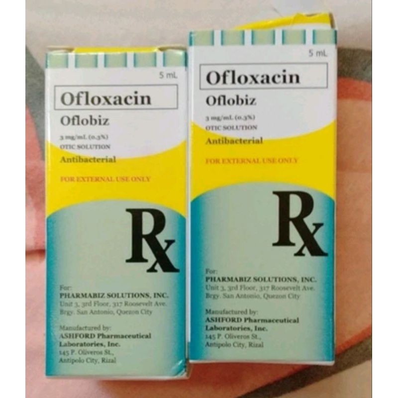 Oflobiz (Ofloxacin) Otic Solution 5mL | Shopee Philippines