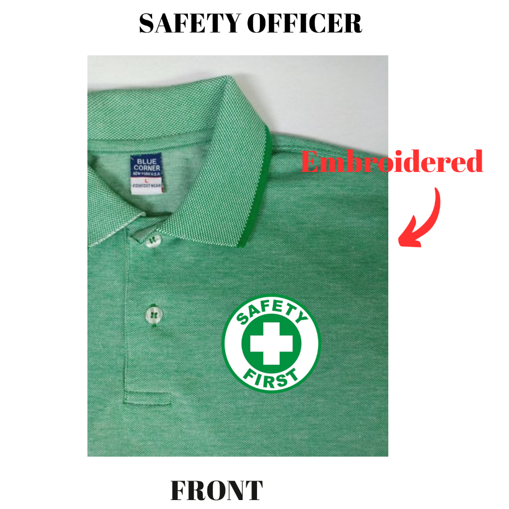 Safety Officer Polo Shirt Embro with FREE Vest Shopee Philippines