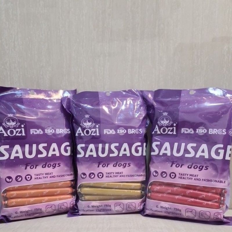 Aozi Sausage For Dogs 750grams(15g by 50 Pieces) Shopee Philippines