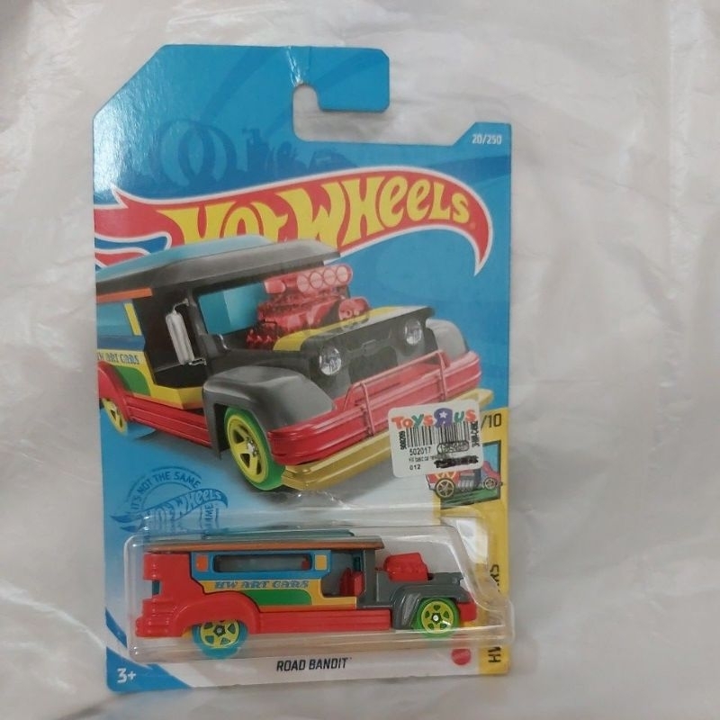 Hot Wheels Road Bandit Red Jeepney HW Art Cars | Shopee Philippines