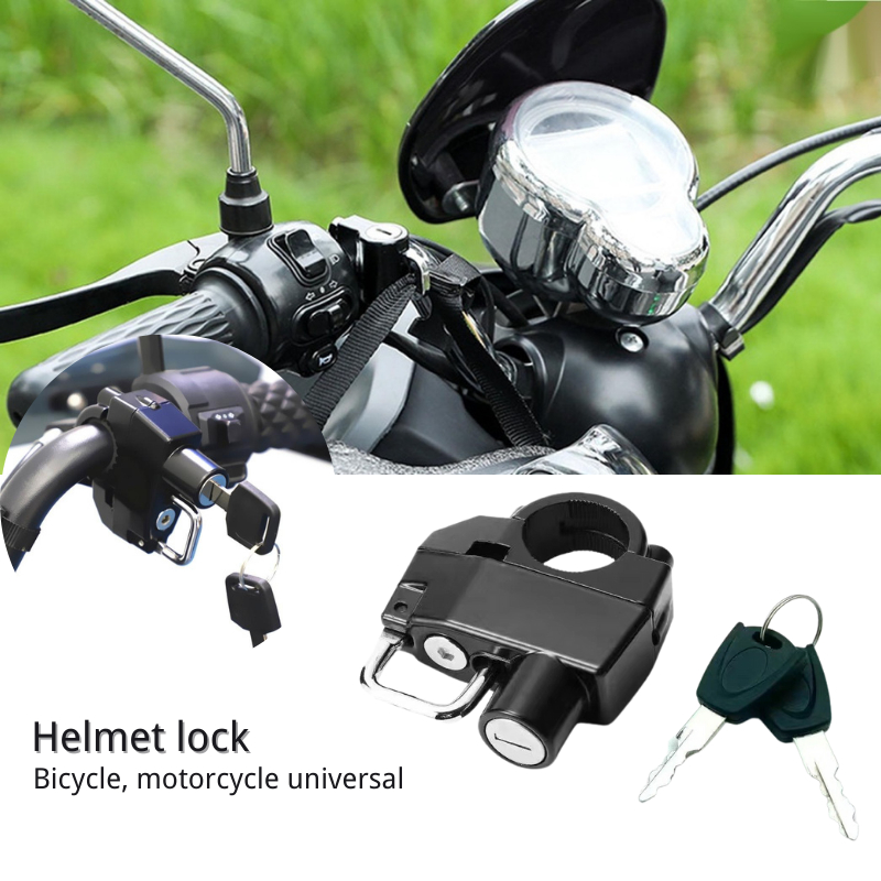 Universal Helmet Lock AntiTheft Fixed MultiFunction Lock Motorcycle