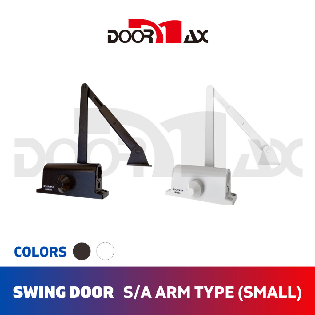 DOORMAX Single Adjustment Small Arm Type Door Closer for Swing Door