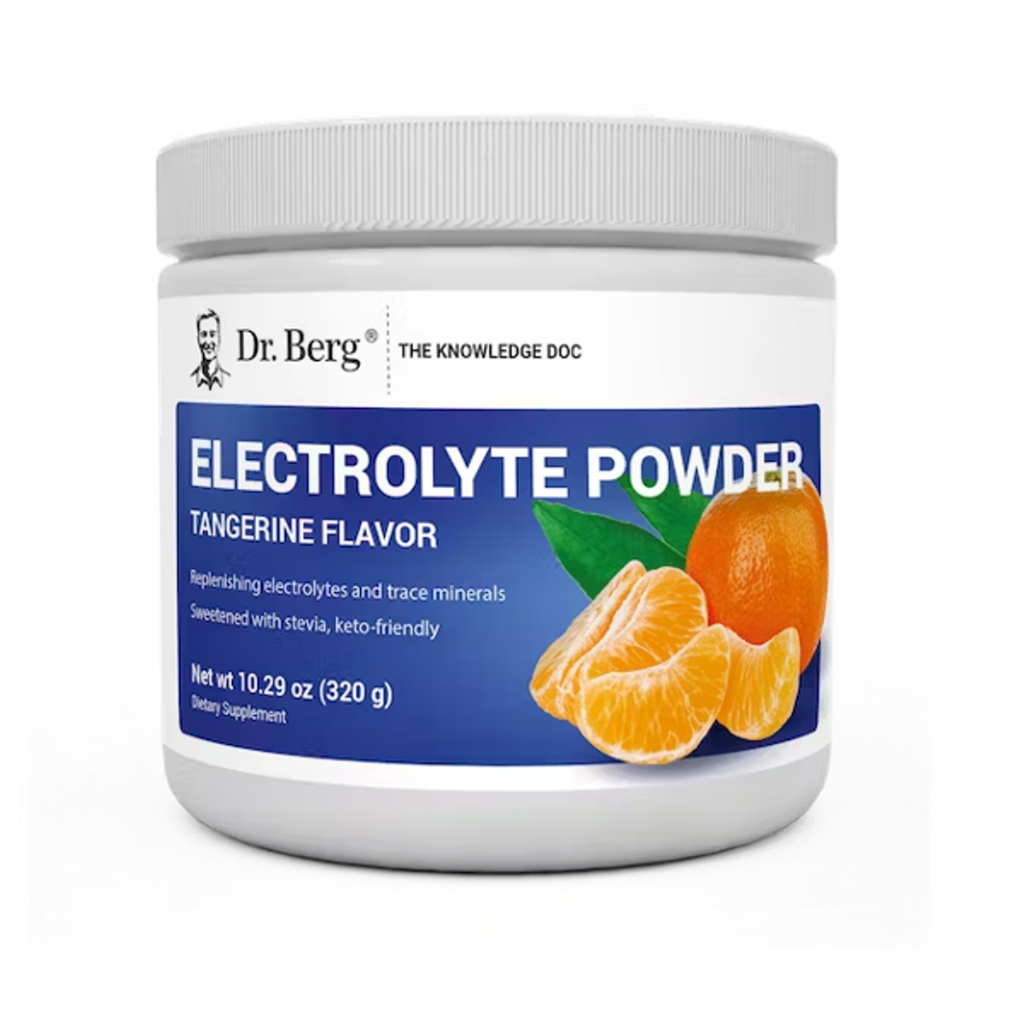 Dr. Berg Electrolyte Powder 13 Times More Electrolytes than Sports ...