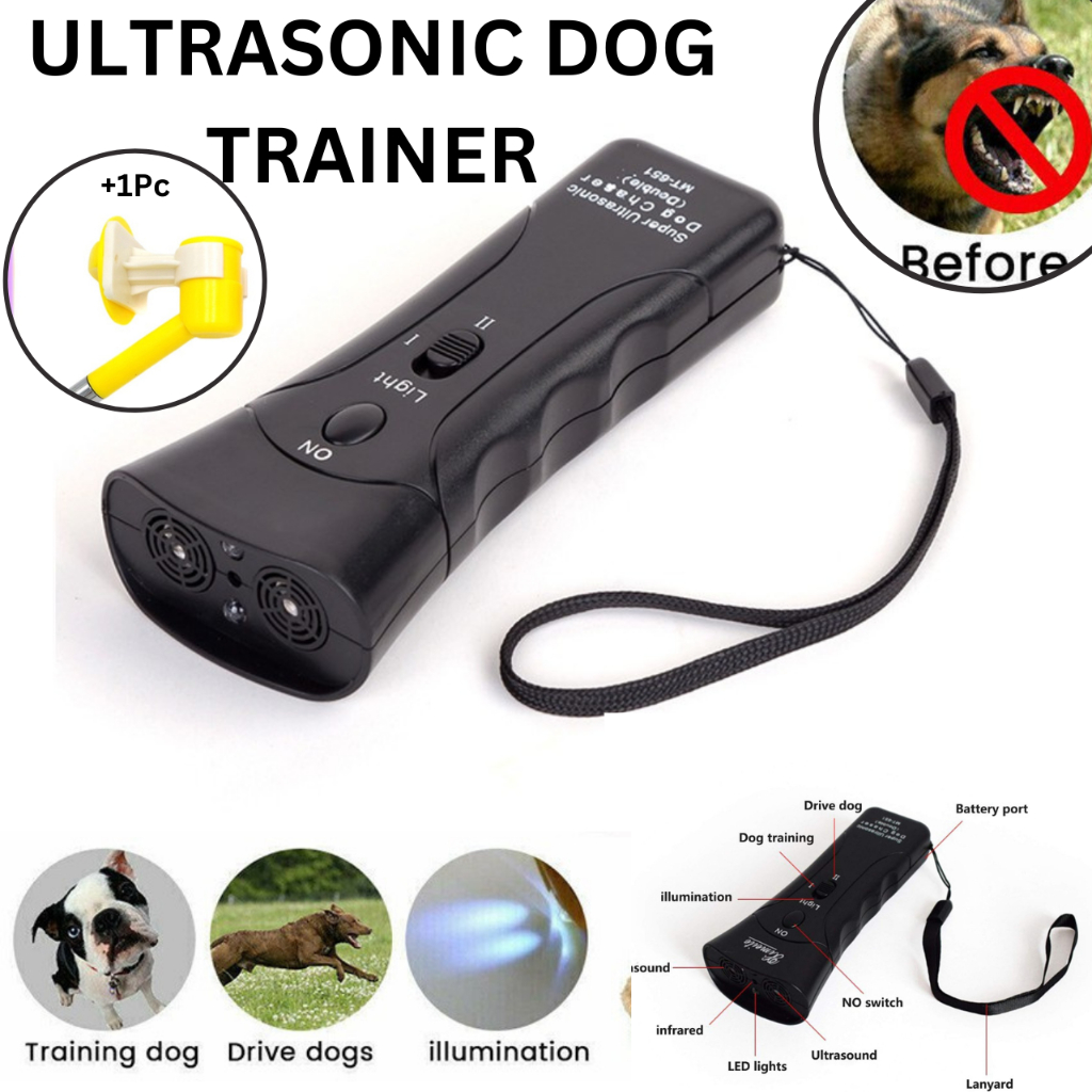 PORTABLE DOUBLE SUPER ULTRASONIC DOG CHASER | Shopee Philippines