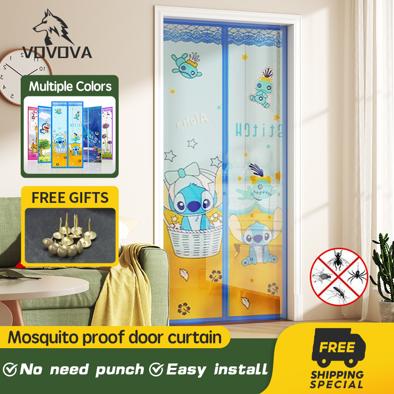 VOVOVA Door Curtain Stripe 210*90CM Long Door Curtain