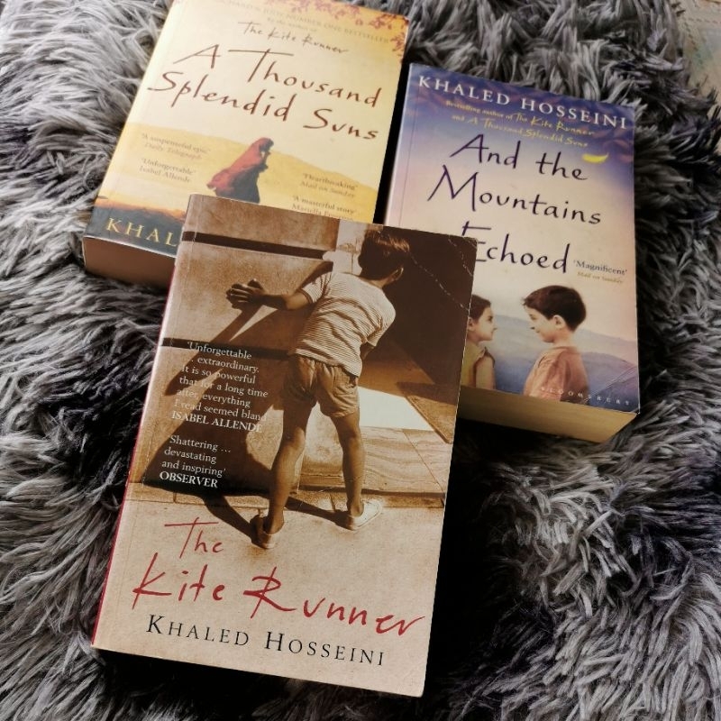 Khaled Hosseini Novels (kite runner and the mountains echoed thousand ...