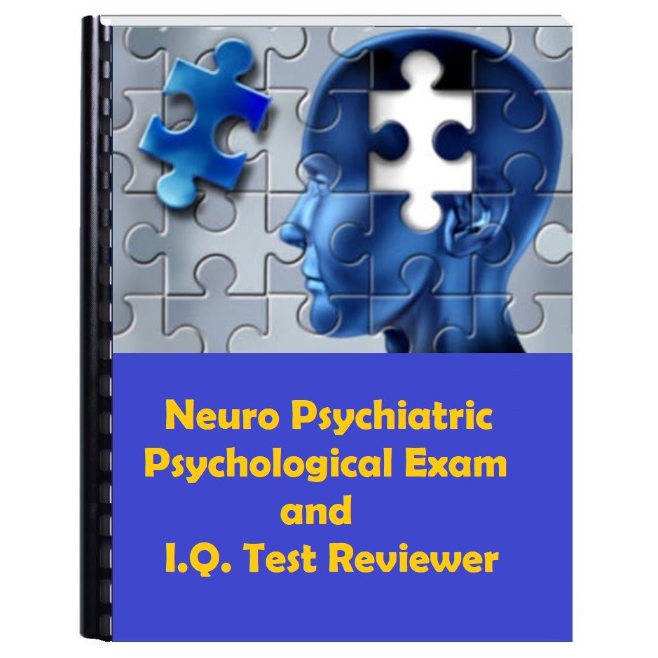 NeuroPsychiatric Psychological and IQ Test Reviewer Shopee Philippines