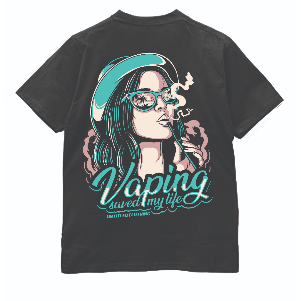 VAPING SAVE MY LIFE (CVC COTTON HIGH QUALITY SHIRT) | Shopee Philippines