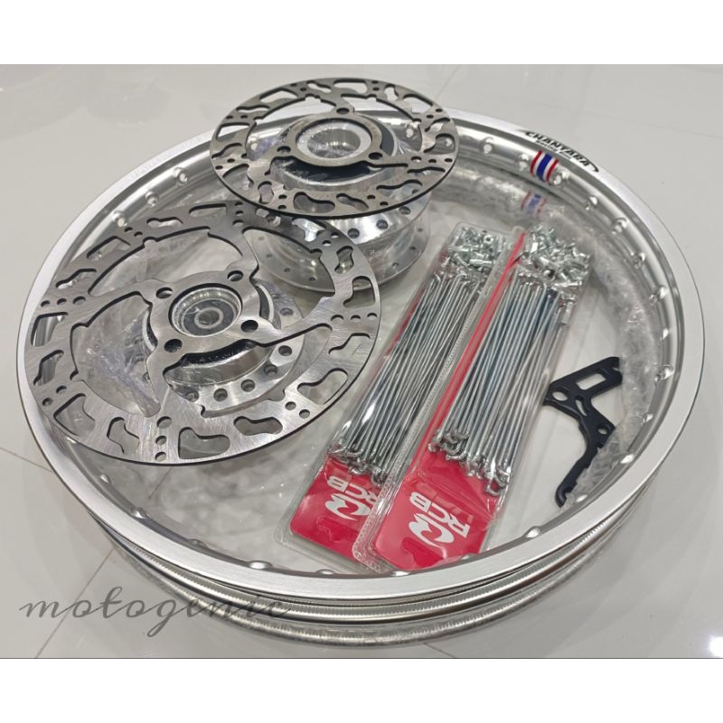 RIMSET RAIDER 150 COMPLETE SET WITH BEARINGS & INNER SPACER Shopee