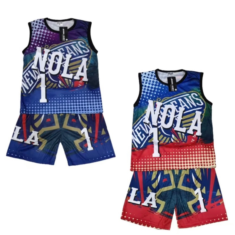 Kids Terno NBA Basketball Jersey for Kids Sando short Full Sublimation
