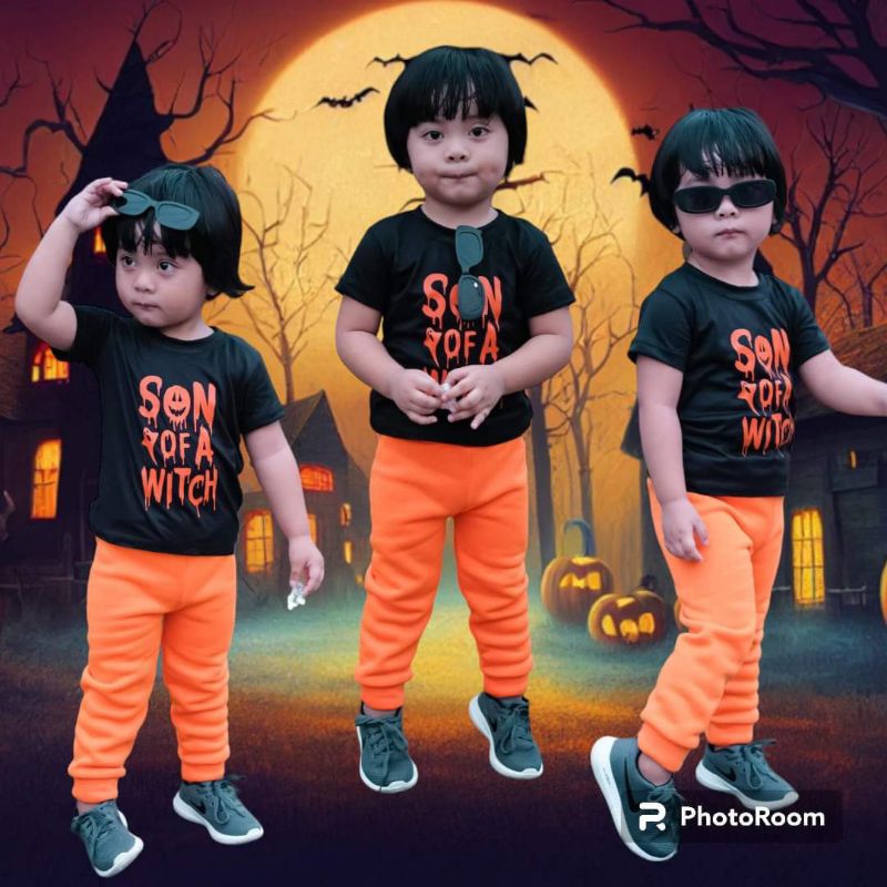 terno jogger Halloween costume for kids boys Classic Halloween Scary