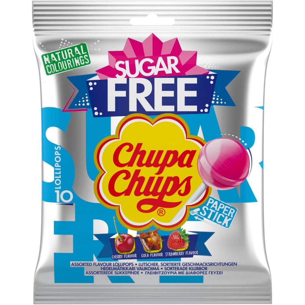 Sugar Free Chupa Chups Lollipop (10 pcs per pack) | Shopee Philippines