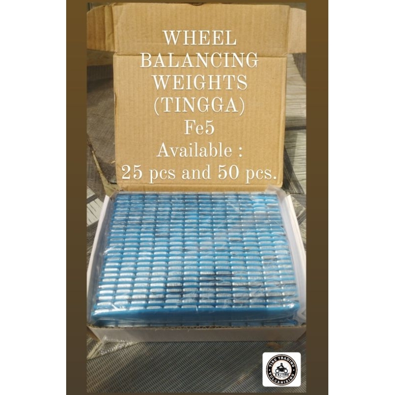 WHEEL BALANCING WEIGHTS ( TINGGA) BLUE | Shopee Philippines