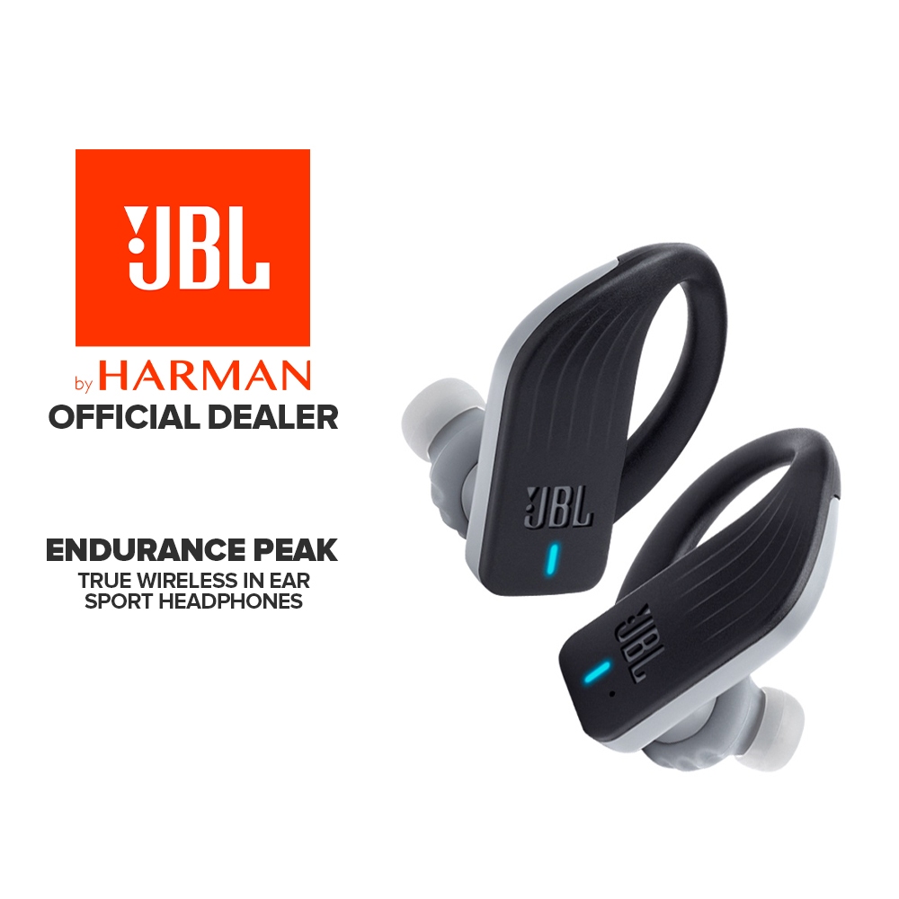 Jbl Endurance Peak True Wireless In Ear Sport Headphones Shopee