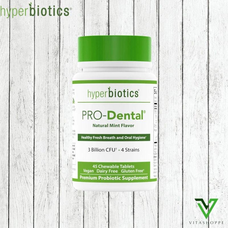 Hyperbiotics Pro Dental Probiotic 45 Chewable Tablets BEST BY 11/2024