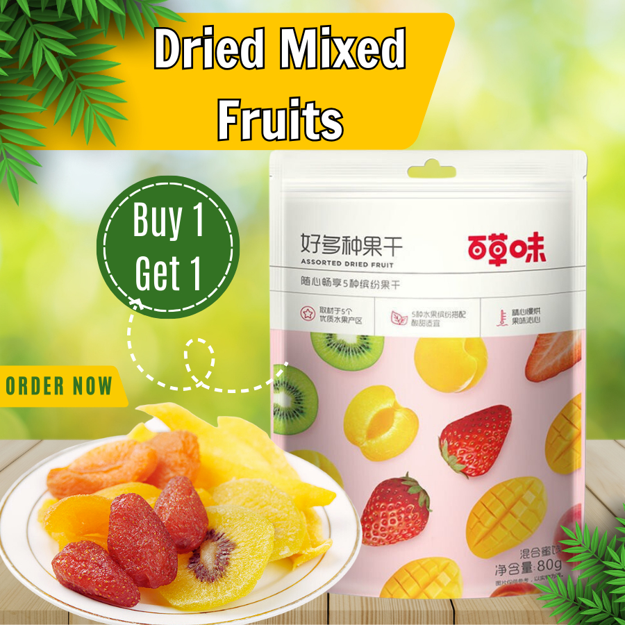 Dried Mixed fruits with mixed 5 kinds of dried fruits delicious and