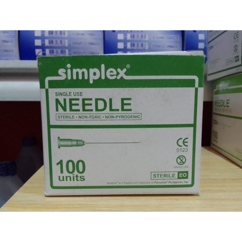 SIMPLEX NEEDLE 20G x 1" sterile | Shopee Philippines