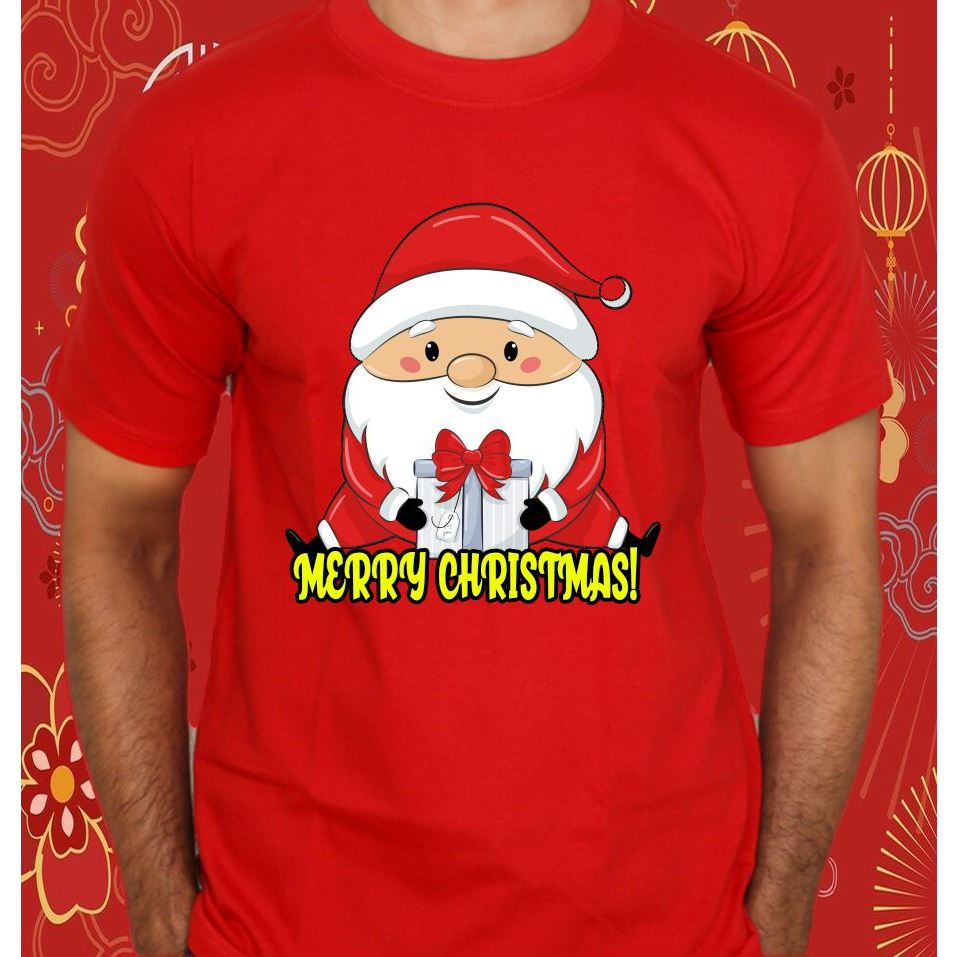 Christmas Family Tshirt Shirt T-shirt Sold per piece Red Christmas Kids ...