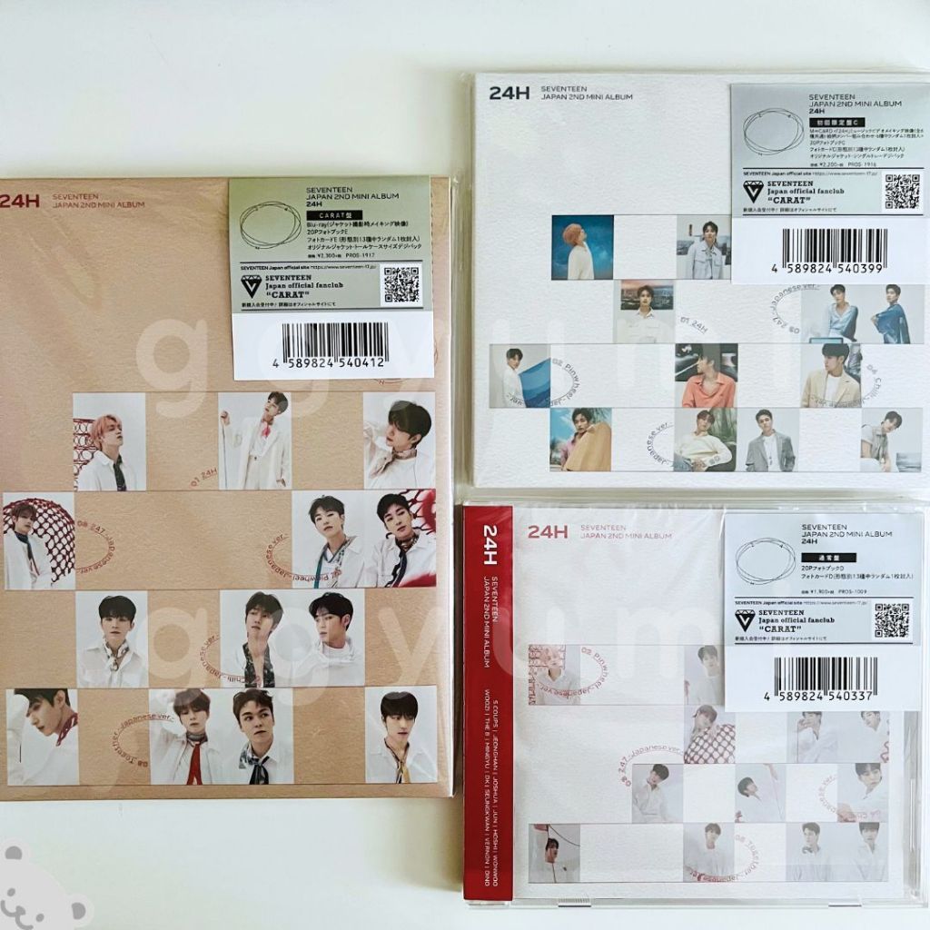 SEVENTEEN Japan 24H Album - Photobook + CD (Limited A, CARAT version)