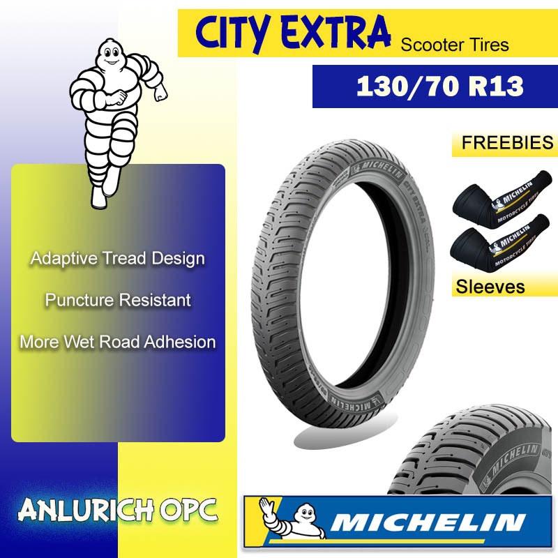 Michelin City Extra 130 70 R13 Scooter Tire Latest Tough Design