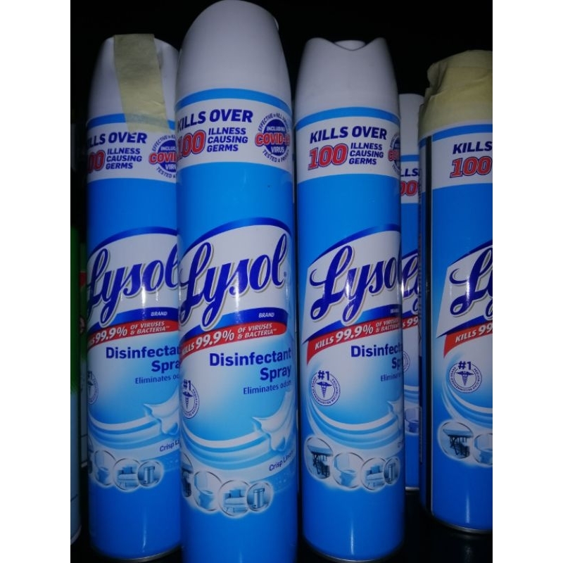 Lysol Disinfectant Spray Crisp Linen 538g. Shopee Philippines
