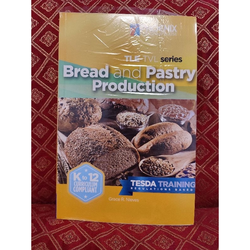 Bread and Pastry Production Tesda By Grace R. Nieves Shopee Philippines