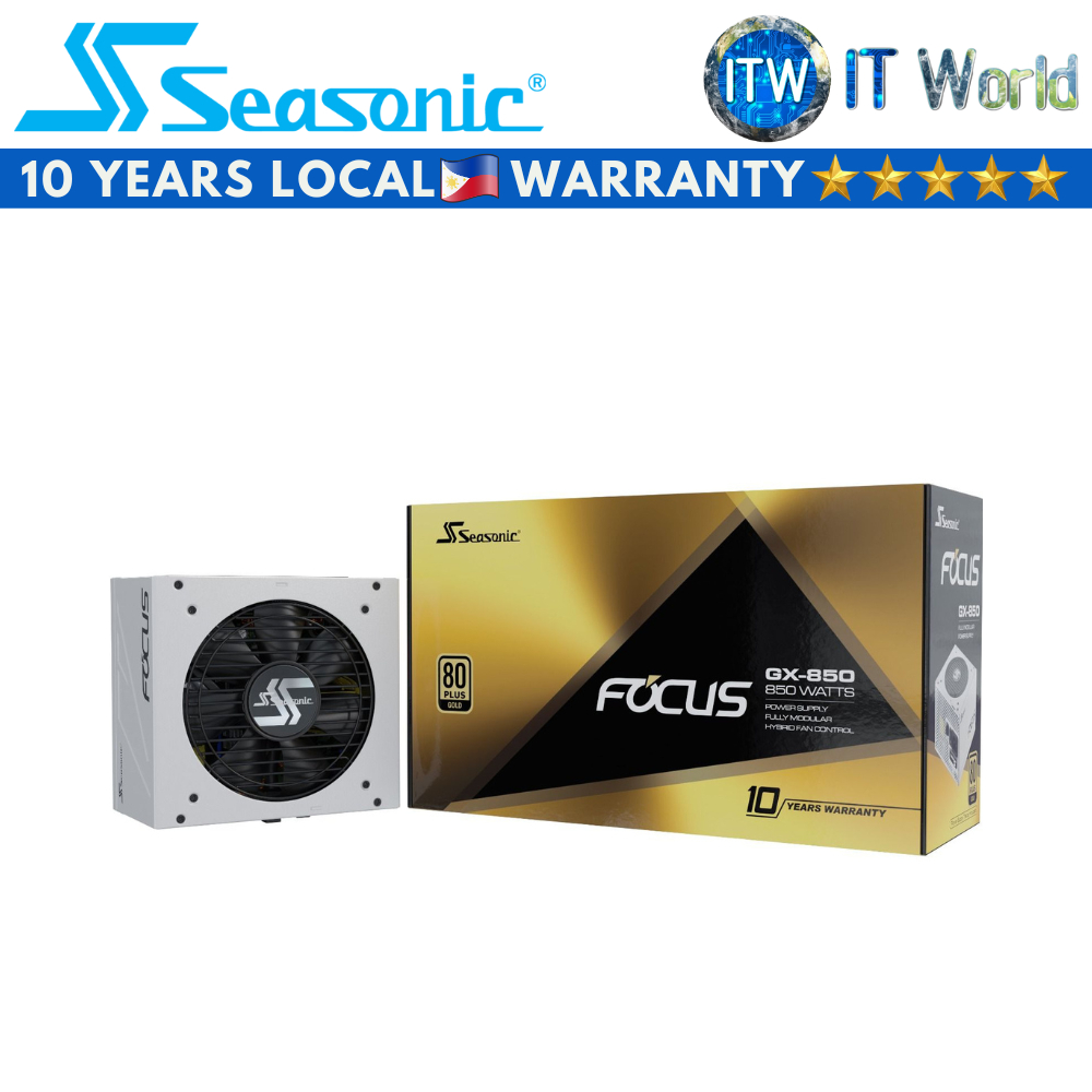 SeaSonic Electronics FOCUS 850W 80 PLUS Gold ATX 12V SSR-850FX