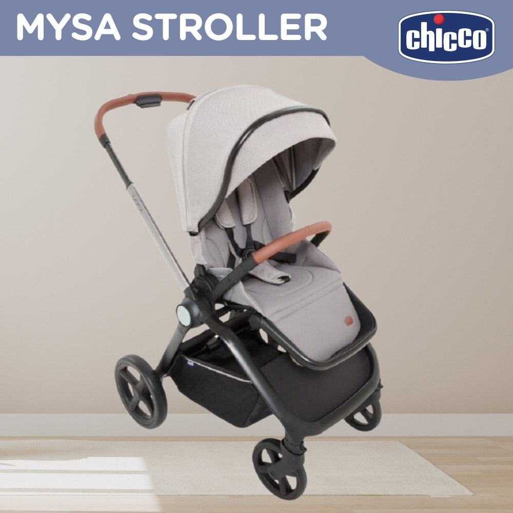 Chicco MYSA Modular Baby Stroller in Silver Grey Reversible Stoller Shopee Philippines