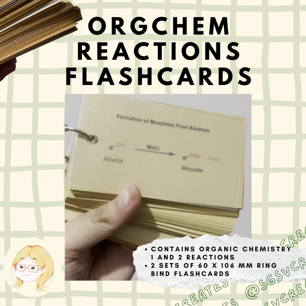 Organic Chemistry Reactions Flashcards | Shopee Philippines