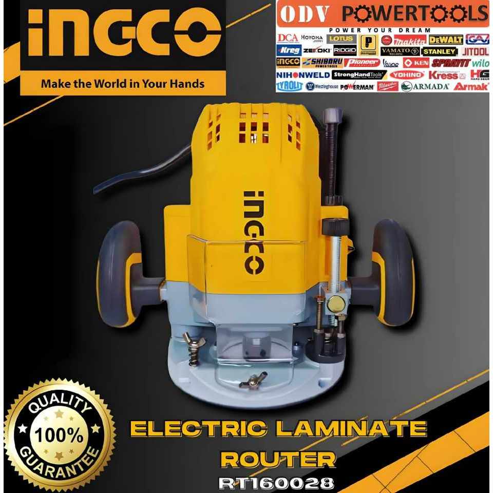 Ingco RT160028 Electric Laminate Router 1600W - ODV POWERTOOLS | Shopee ...