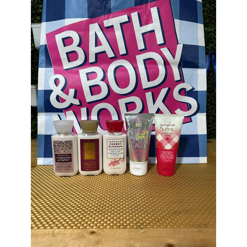 Authentic Bath and Body Works Lotion Travel Size Shopee Philippines