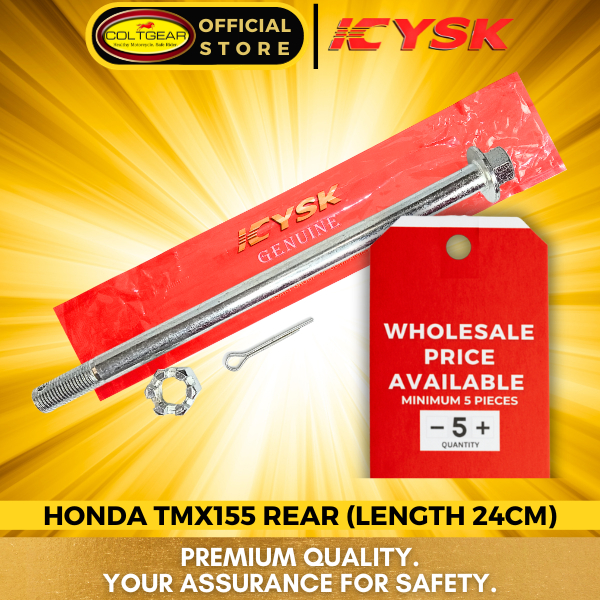 YSK Axle Bolt for Honda TMX155 rear (Length 24cm) Shopee Philippines