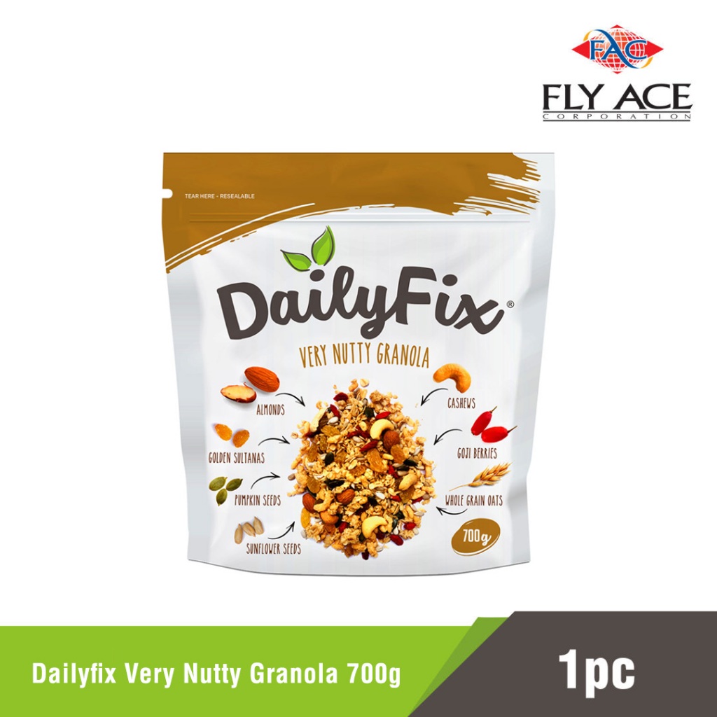 Dailyfix Very Nutty Granola 700g | Shopee Philippines