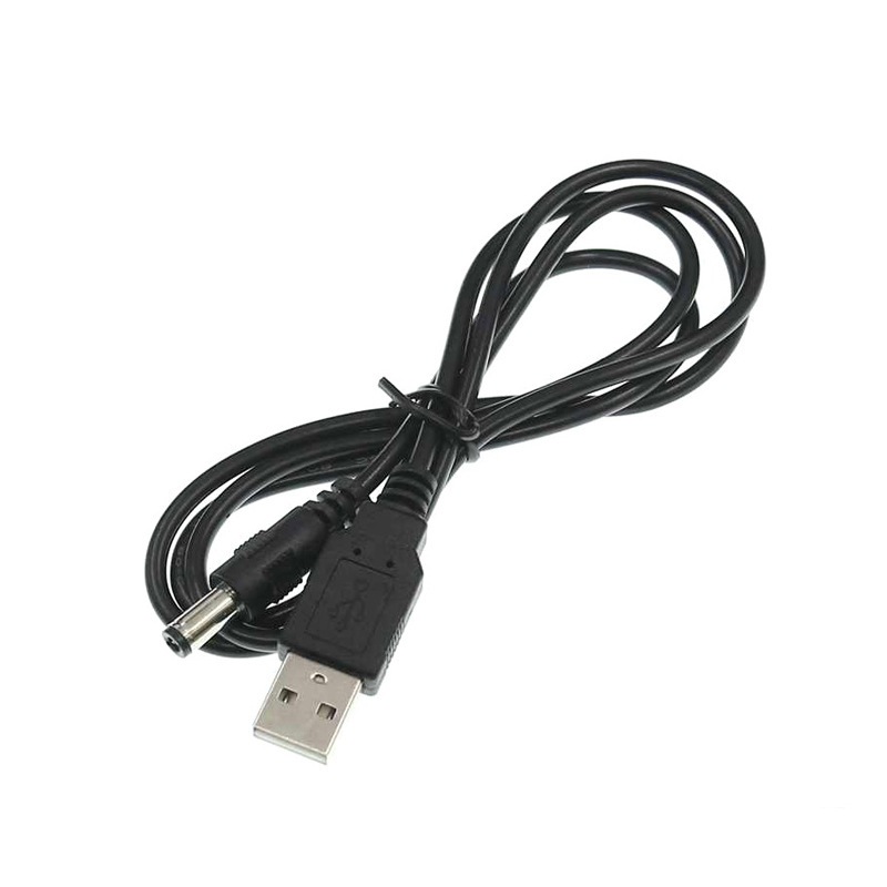USB to DC5.5*2.1mm charging line, power supply line, round hole 5V
