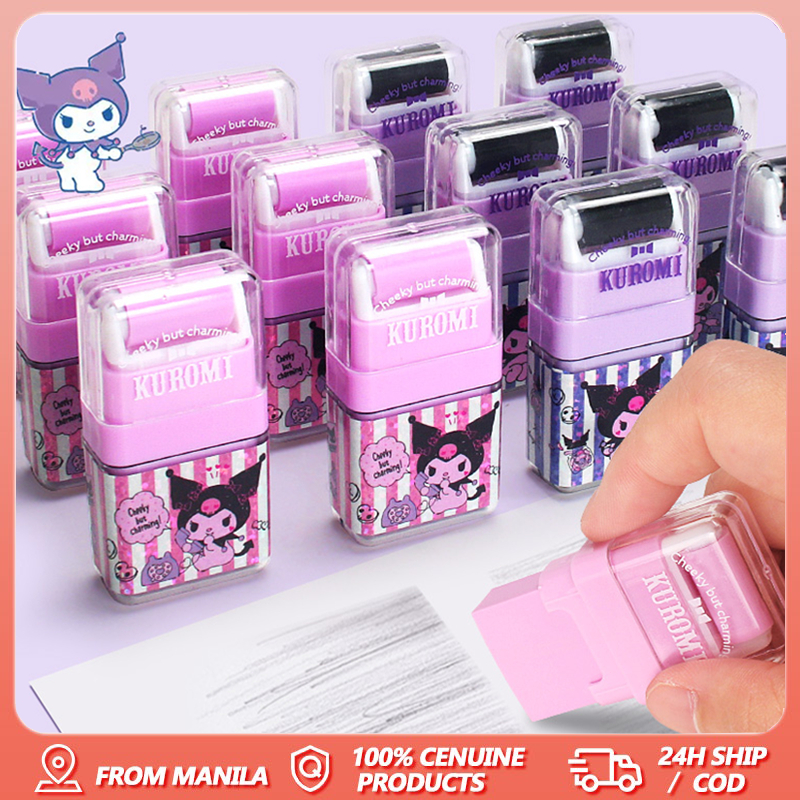 Sanrio Kuromi Cute Animal Roller Pencil Eraser with Roller Clean Eraser