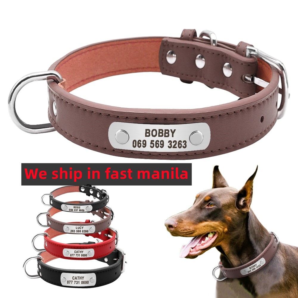 Durable Personalized Dog Collar Thickened Pet ID Collar Customized for