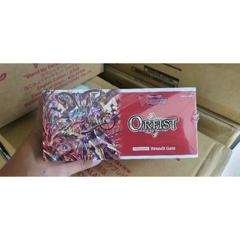 SEALED ORFIST STAND UP DECKSET CARDFIGHT VANGUARD ENGLISH | Shopee ...
