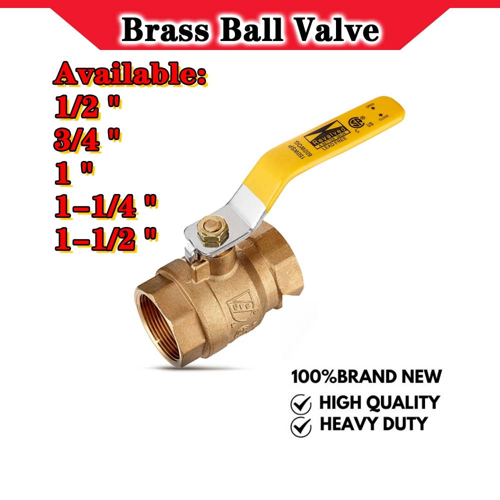 High Quality Heavy Duty Brass Ball Valve 12 34 11 141 12 Shopee Philippines 3504