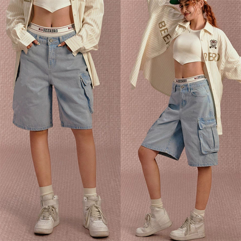 High waisted shorts korean style deals