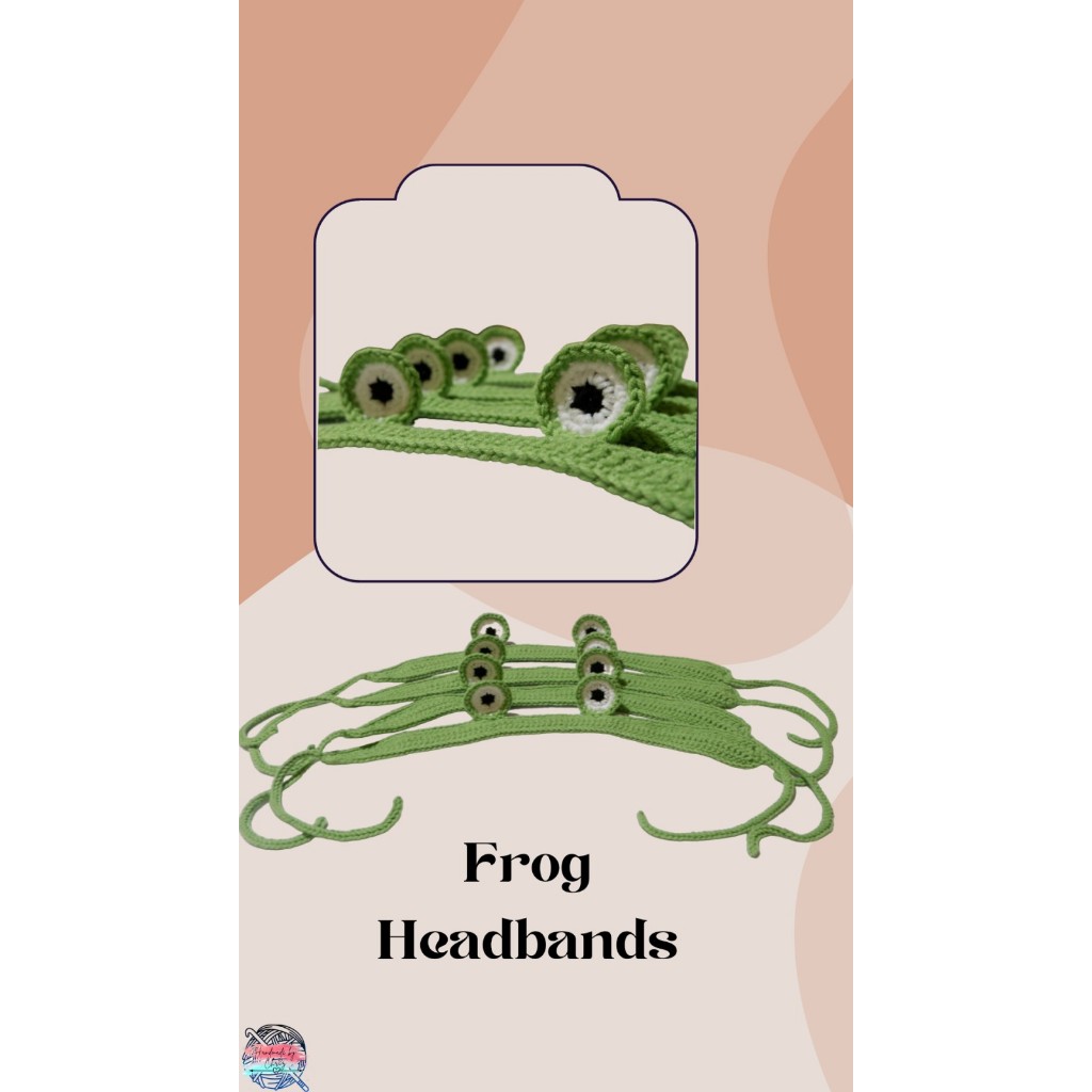 Frog headband Crochet Shopee Philippines