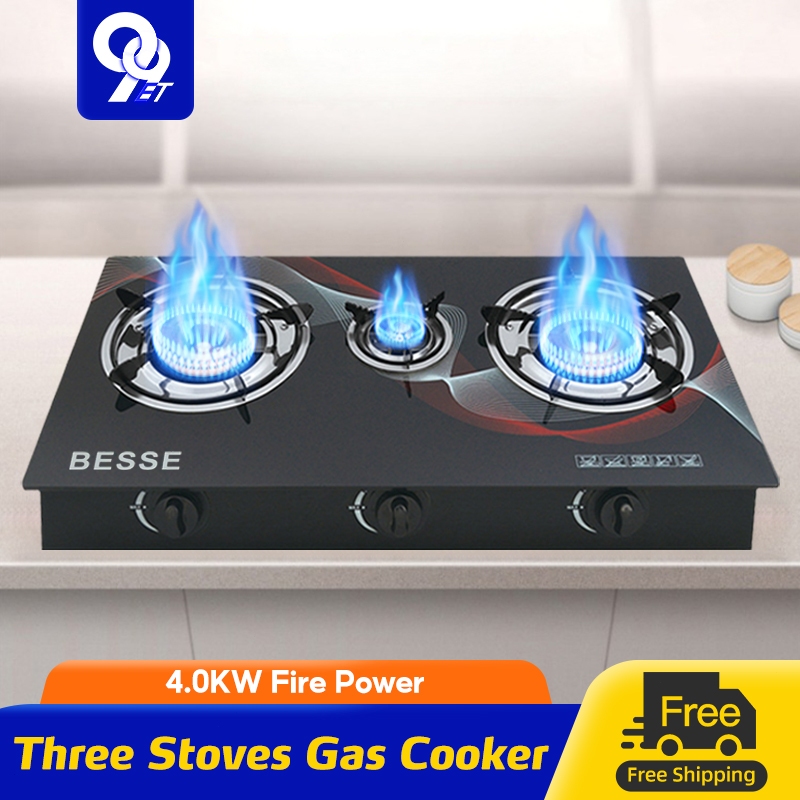 gas stove tempered glass surface butane stove portable electronic