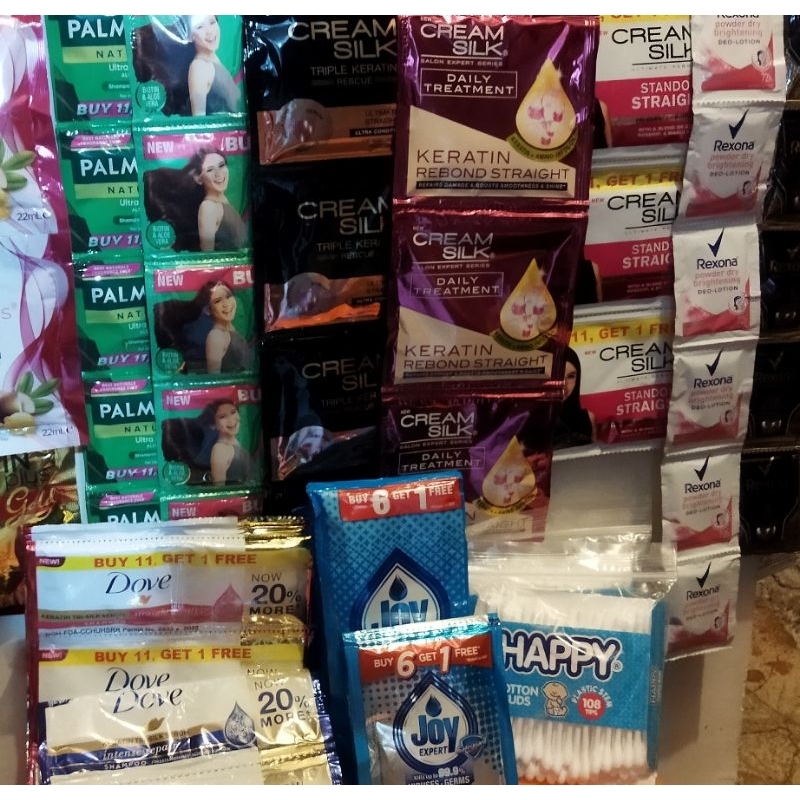 shampoo, conditioner, toothpaste, cotton buds, joy Shopee Philippines