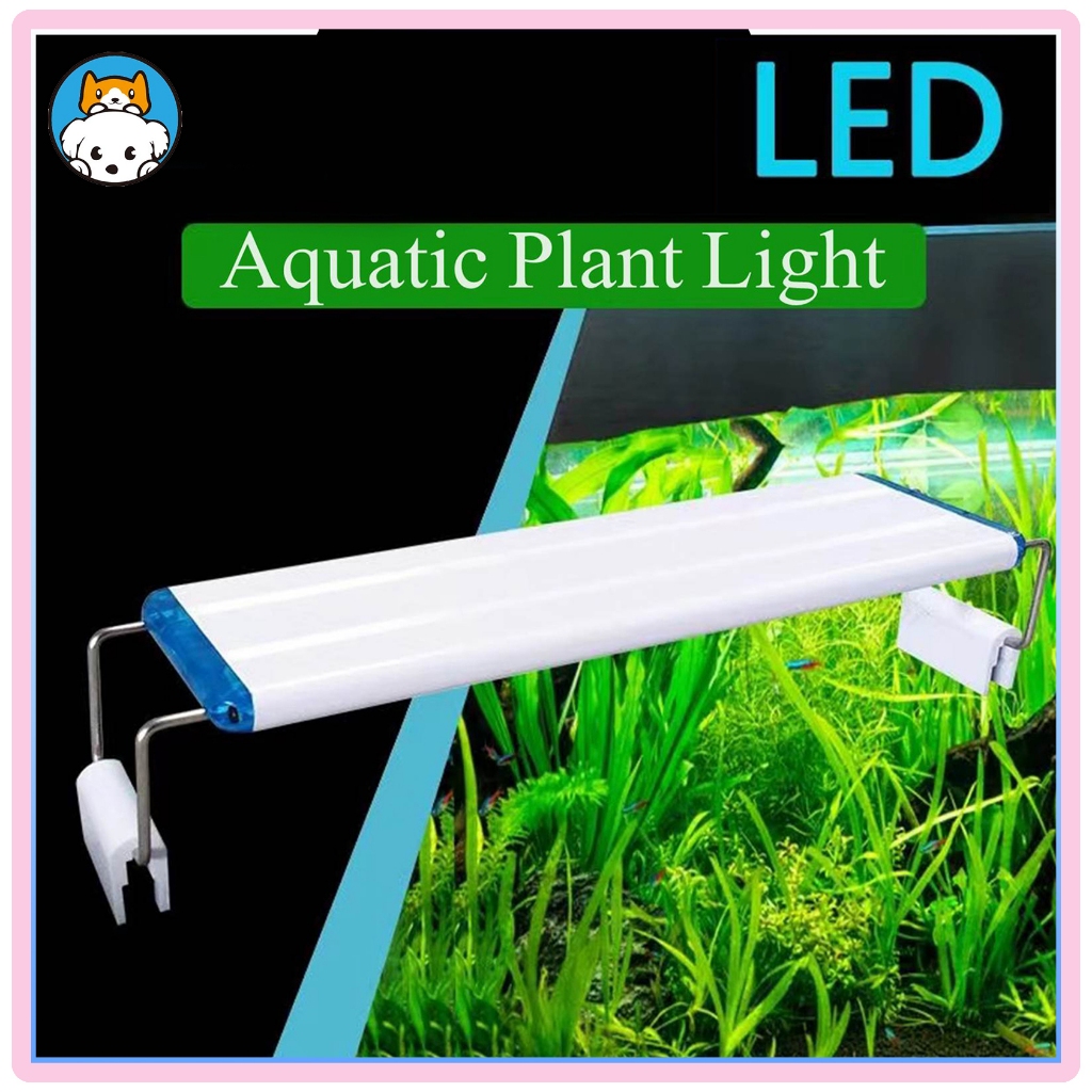 LED Aquatic Plant Light 1881cm 3Modes Fish Tank Light 4 Row LED Beads