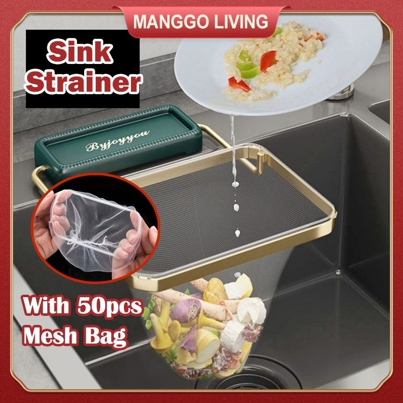 Kitchen Sink Strainer Garbage Filter Replaceable Drainer Anti Clog Mesh
