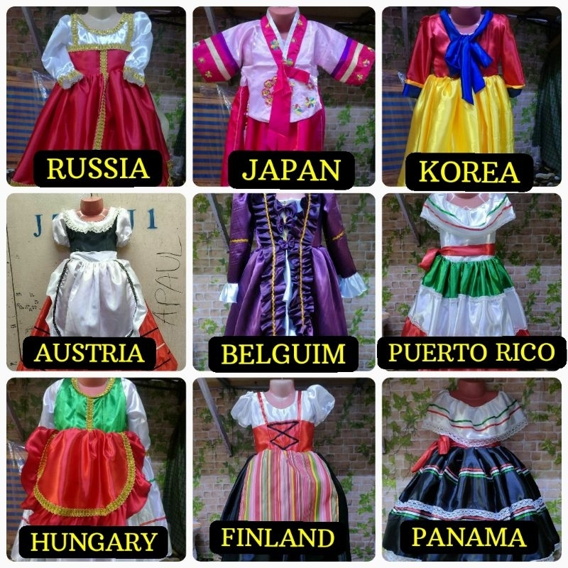 United nation costume for female top