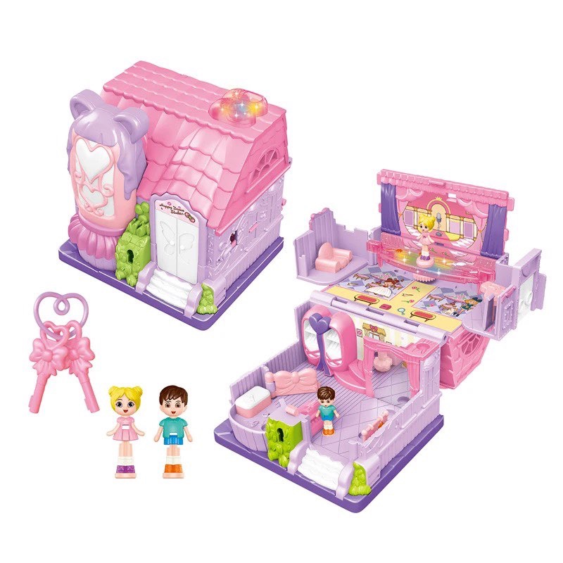 Polly pocket doll clearance house