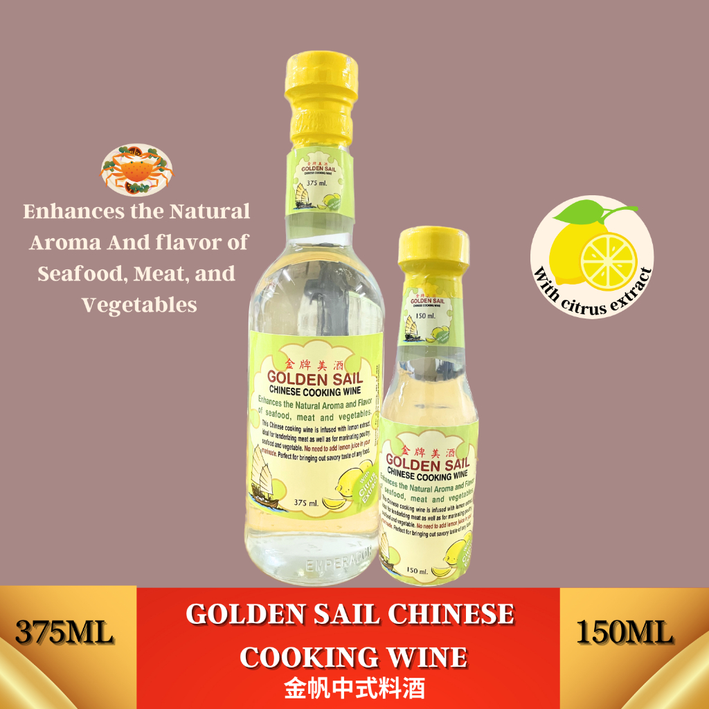 GOLDEN SAIL CHINESE COOKING WINE CITRUS (375ml and 150ml) Shopee Philippines