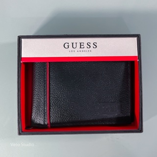 Guess Mens Textured Bi-Fold Passcase Wallet